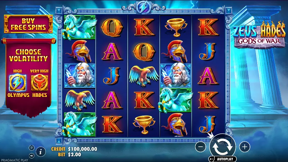 Zeus vs Hades Expanding Wild
