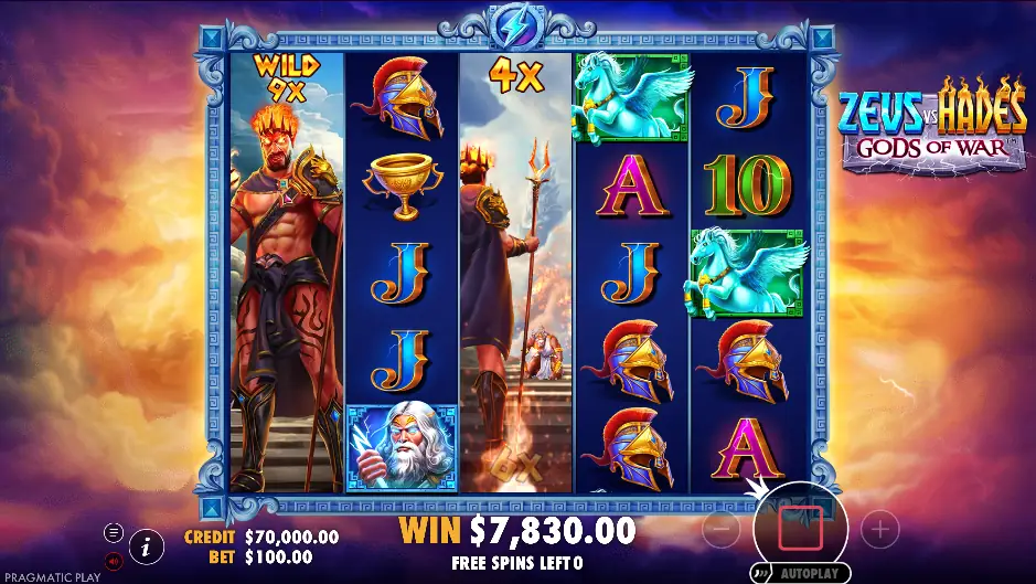 Zeus vs Hades Demo Slot